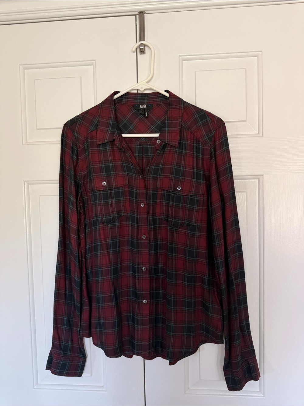 PAIGE Flannel Button Down